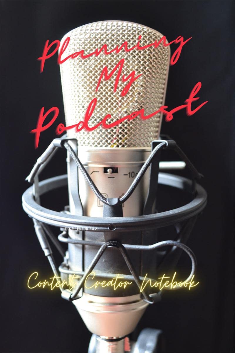 PLANNING MY PODCAST : Content Creator Notebook To Help Lead Conversation, Share a Story or Report News