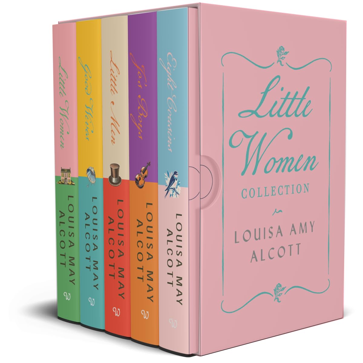 The Little Women 5 Books Collection Box Set By Louisa May Alcott (Eight Cousins,Little Women, Good Wives, Jos Boys & Little Me