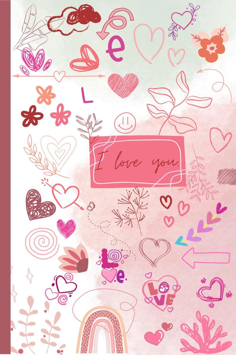 Love Journal | Lovely 5.5 x 8.5 Journal for you or gift your loved ones to write down your feelings about Love. An ideal gift 