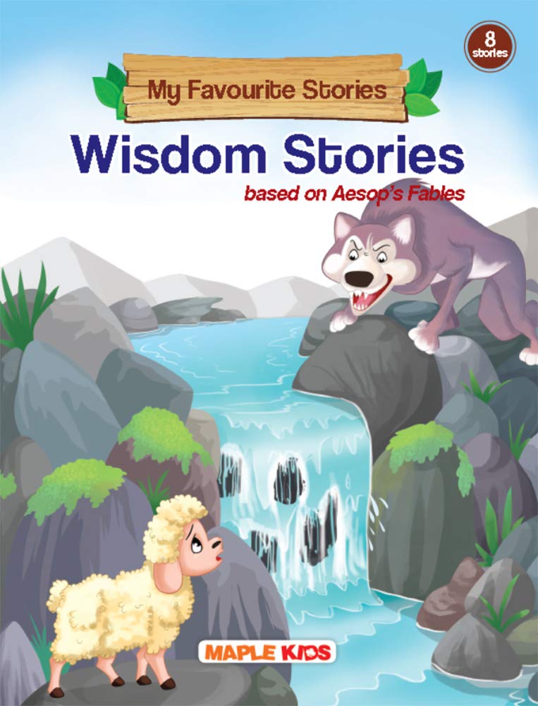 Wisdom Stories (Illustrated)  My Favourite Stories 8 In 1  Story Book For Kids  Short Stories For Children  Bedtime Stories 