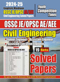English Medium OSSC JE OPSC AE AEE Civil Engineering 19 Sets Solved Papers 202425