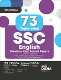 73 TopicWise Ssc English Previous Year Solved Papers (2010  2023)  Cgl (Tier I & Ii), Chsl (Tier I & Ii), Mts, Cpo & Stenogra