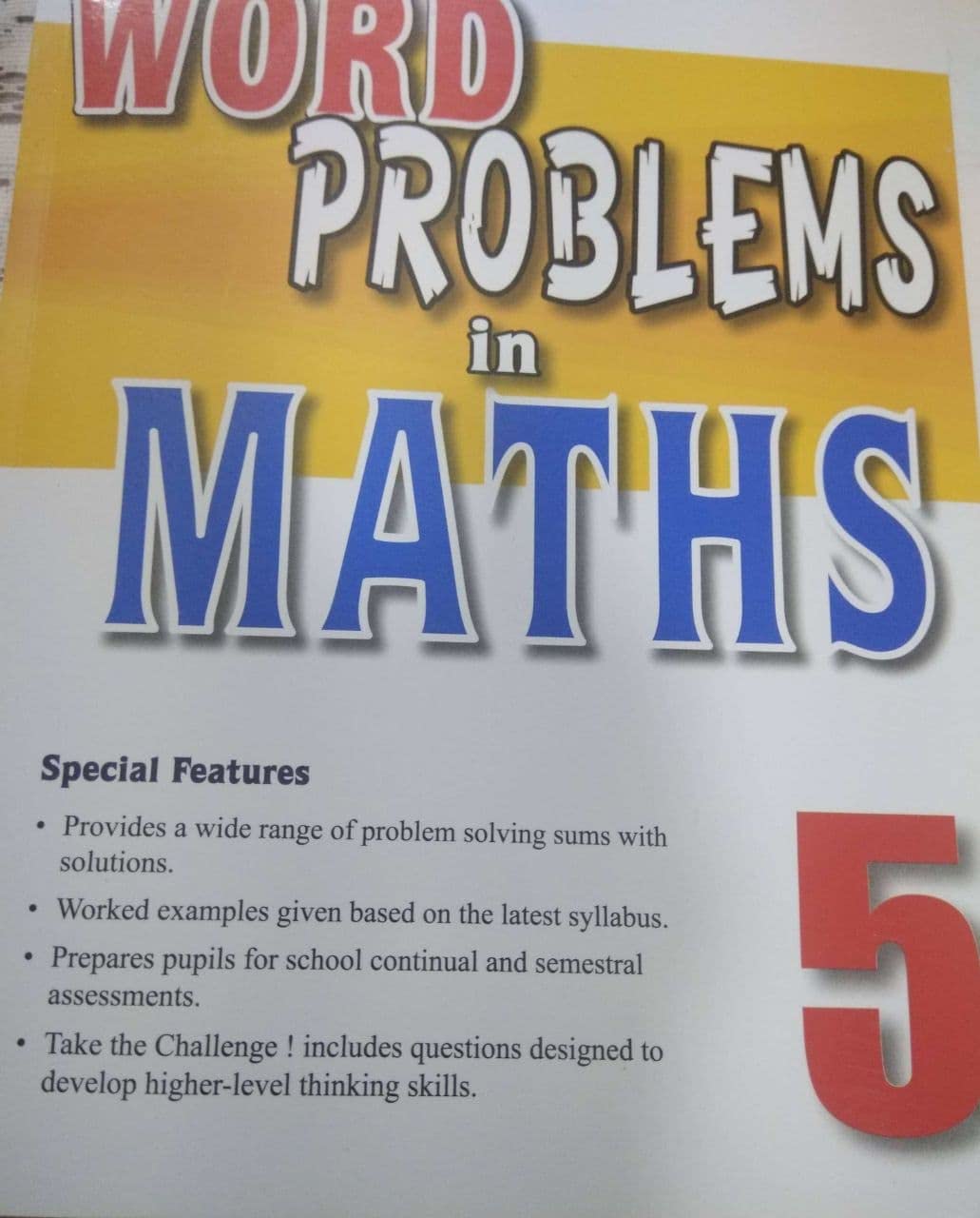 Word Problems In Maths 5
