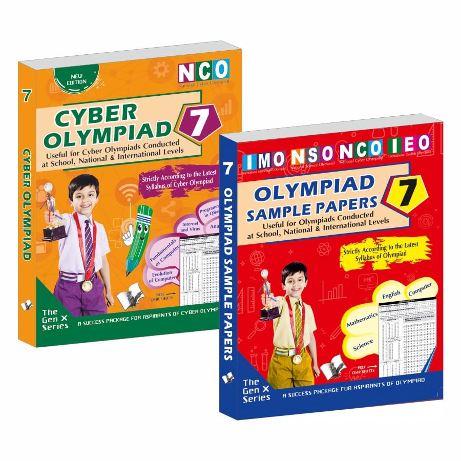 National Cyber Olympiad  Class 7 + Olympiad Sample Paper  Class 7 With OMR Sheets