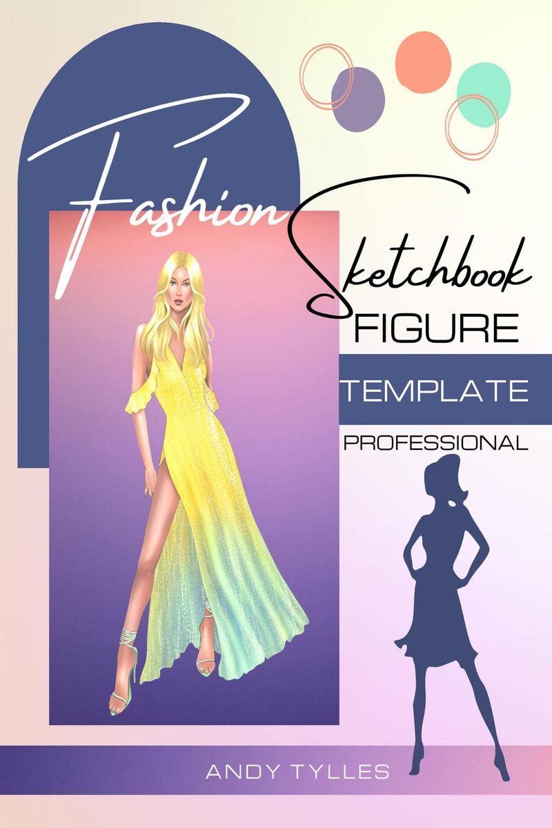 Fashion Sketchbook Figure Template Professional : Fashion Drawing Templates with Female Figure for Quickly Sketching Your Fashio