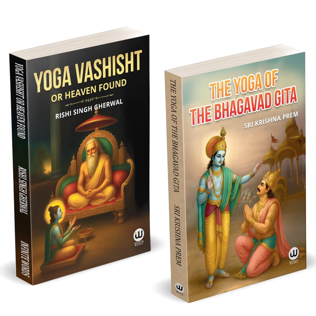 Yoga Vashisht Or Heaven Found | The Yoga Of The Bhagavad Gita | Rishi Singh Gherwal | Sri Krishna Prem | Combo Gift Pack Set | O