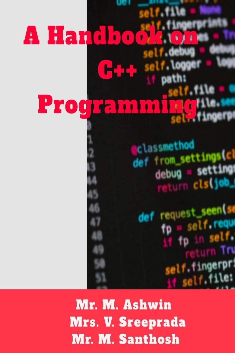 A Hand Book on C++ Programming