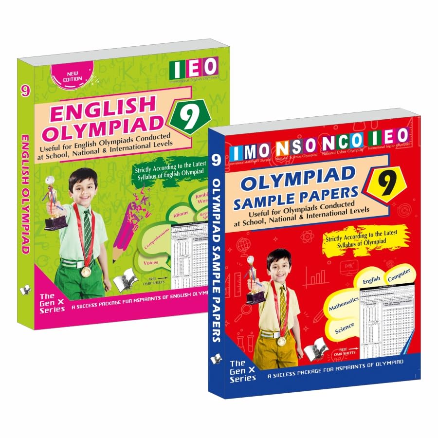 International English Olympiad  Class 9 + Olympiad Sample Paper  Class 9 With OMR Sheets