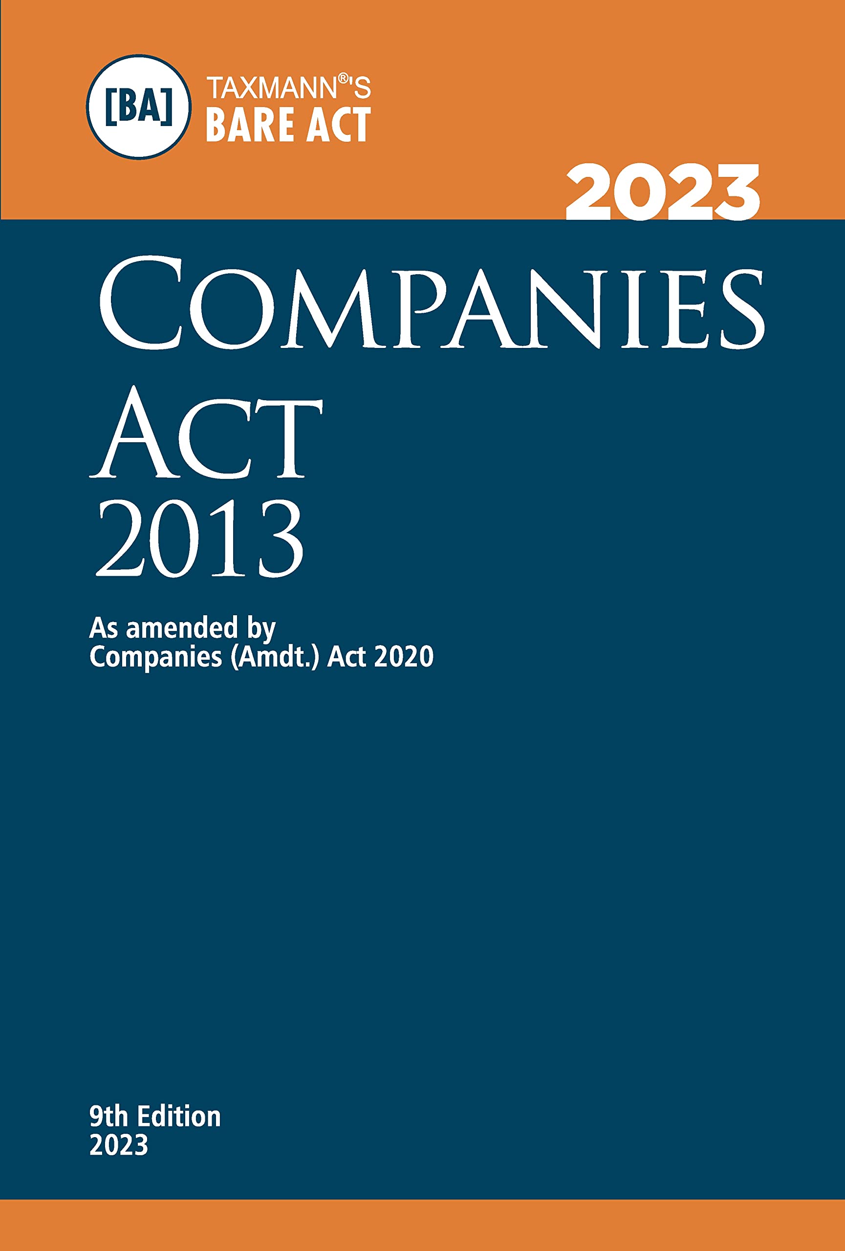 Taxmanns Companies Act 2013 | POCKET Edition  Most authentic & comprehensive book covering amended, updated & annotated text 
