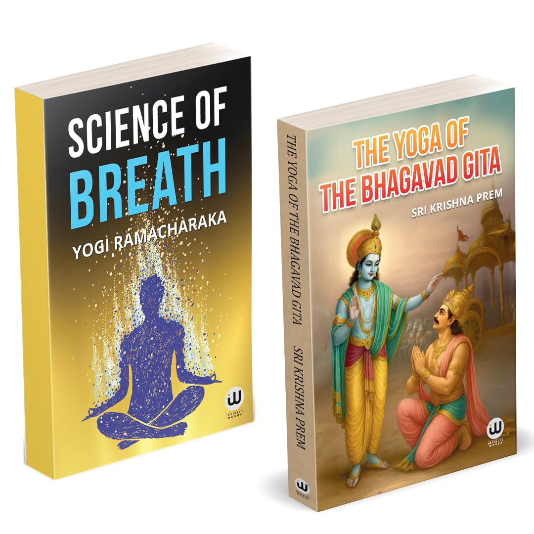 The Yoga Of The Bhagwad Gita | Science Of Breath | Sri Krishna Prem | Yogi Ramacharaka | English Books | Combo Pack Gift Set | S