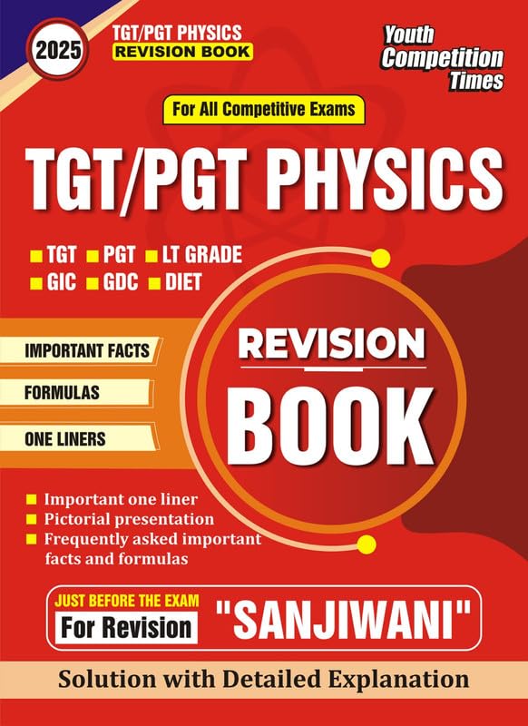 TGT PGT Physics Revision Book Sanjiwani 2025 (English Medium)