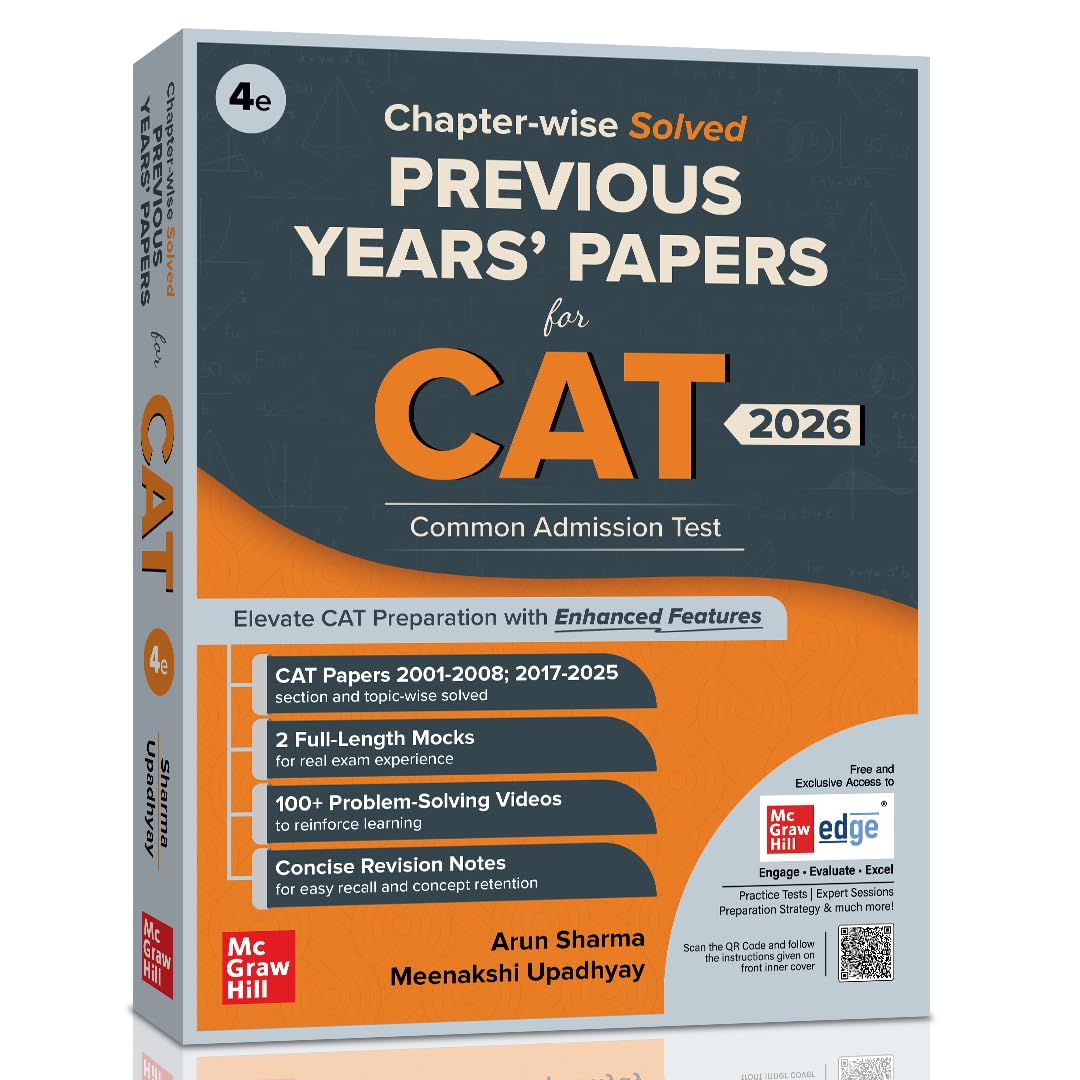 Arun Sharma CAT 17 Years Topicwise Solved Previous Years Questions, 4e (20012008 & 20172025)  Quant, VARC & DILR | 100+ Prob