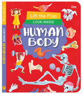 Board Book: Lift the Flap Look Inside Human Body Activity Book for Children Age 35 Years