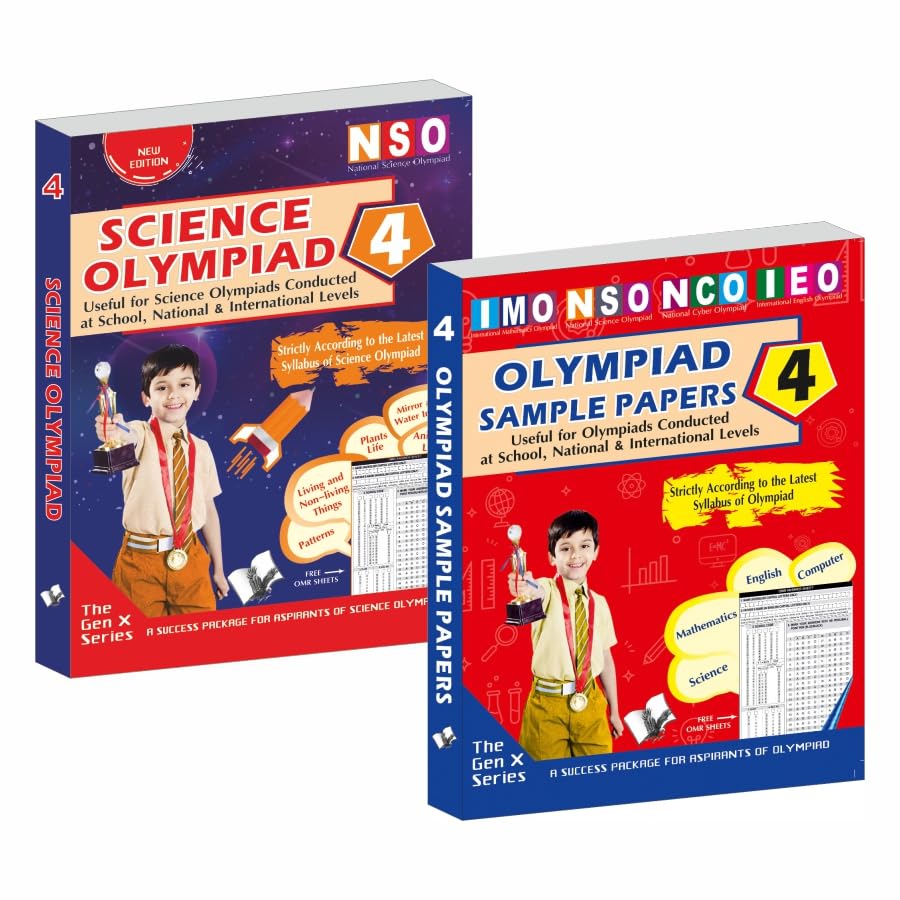 National Science Olympiad  Class 4 + Olympiad Sample Paper  Class 4 With OMR Sheets