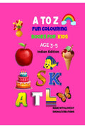 A to Z Fun Colouring Books for Kids Age 3  5 Indian edition: Learn Alphabets with Fun Pictures and Coloring Activities Indian e