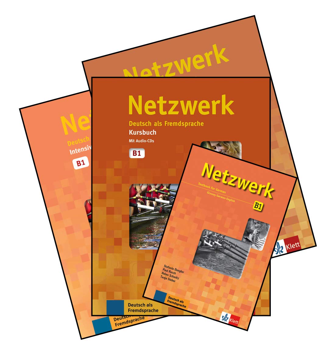 Netzwerk B1 Textbook + Workbook + Glossar + Intensivtrainer (CDs Downloadable)