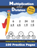 Multiplication and Division: Times Tables Workbook (With Answer Key)  Multiply and Divide Digits 012  KS2 (Ages 711) (Grades