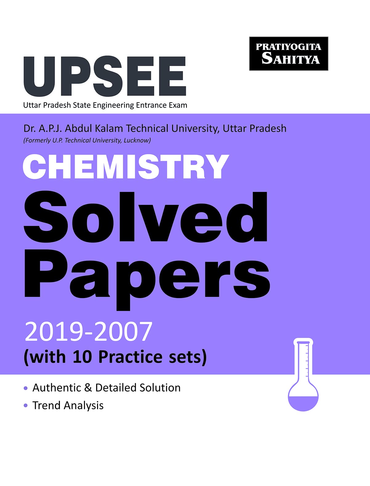 Sahitya Bhawan solved papers book for UPSEE Exam Chemistry in English
