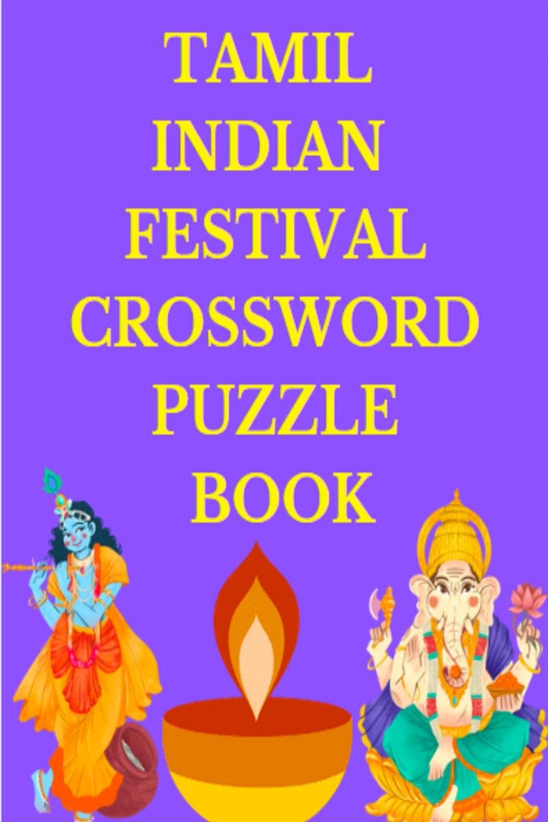 Tamil Indian Festival Crossword Puzzle Book /      