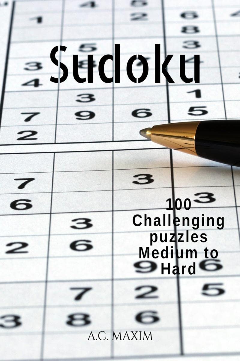 Sudoku: 100 Challenging Puzzles Medium To Hard