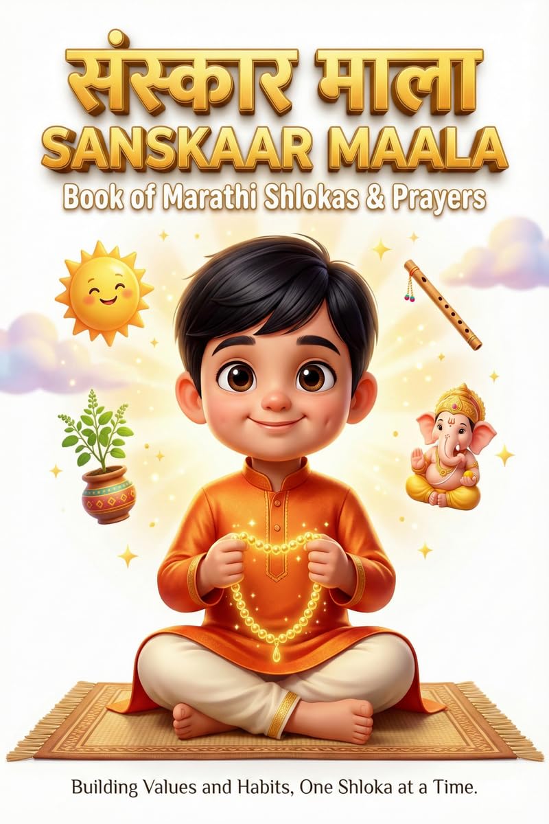 SANSKAAR MAALA  BOOK OF MARATHI SHLOKAS AND PRAYERS: BUILDING VALUES AND HABITS ONE SHLOKA A TIME