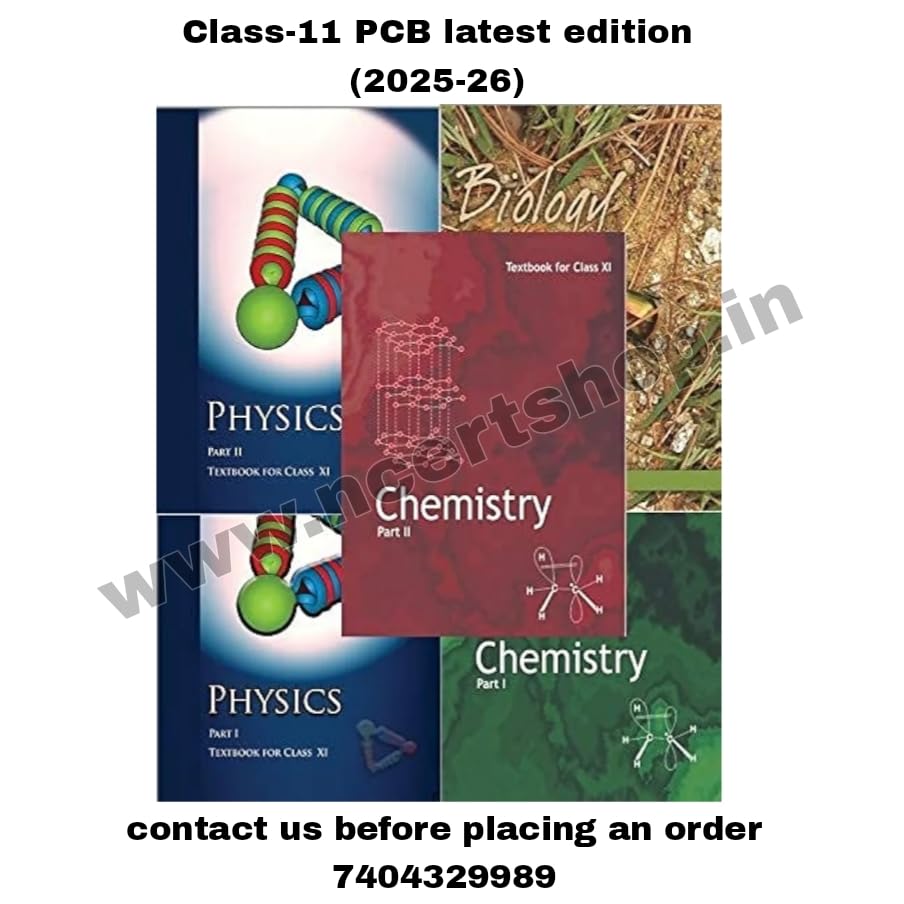 Ncert Class 11  Science (Set Of Physics, Chemistry & Biology) 202526 Edition