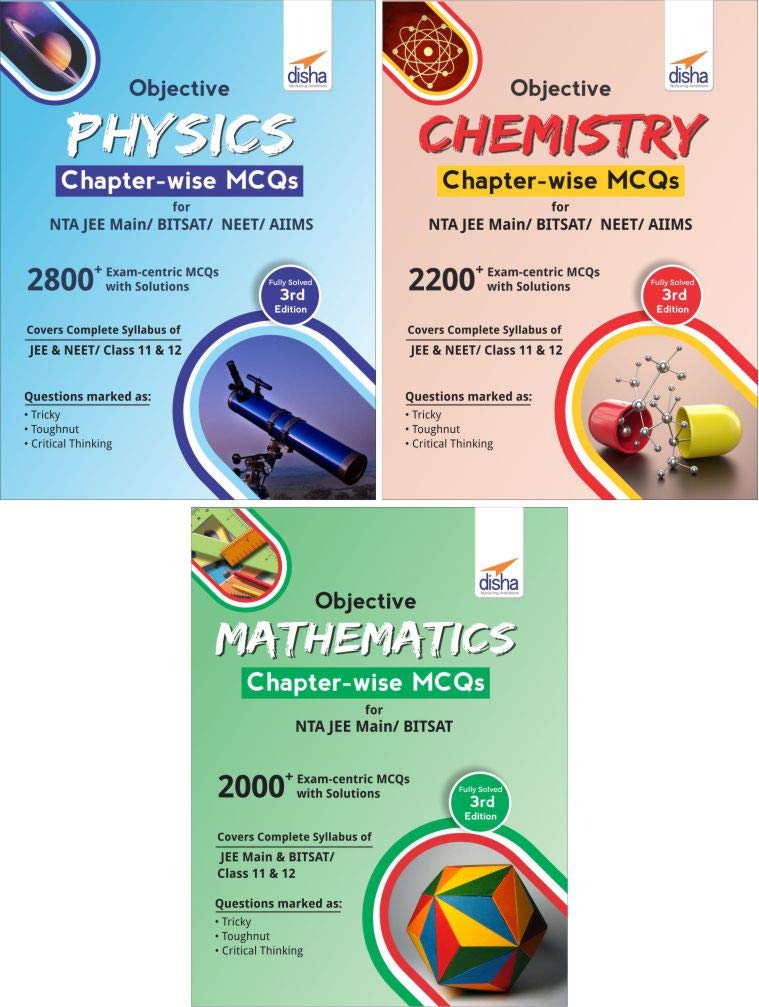 Objective Physics, Chemistry & Mathematics ChapterWise Mcqs For Nta Jee Main/ Bitsat 3Rd Edition