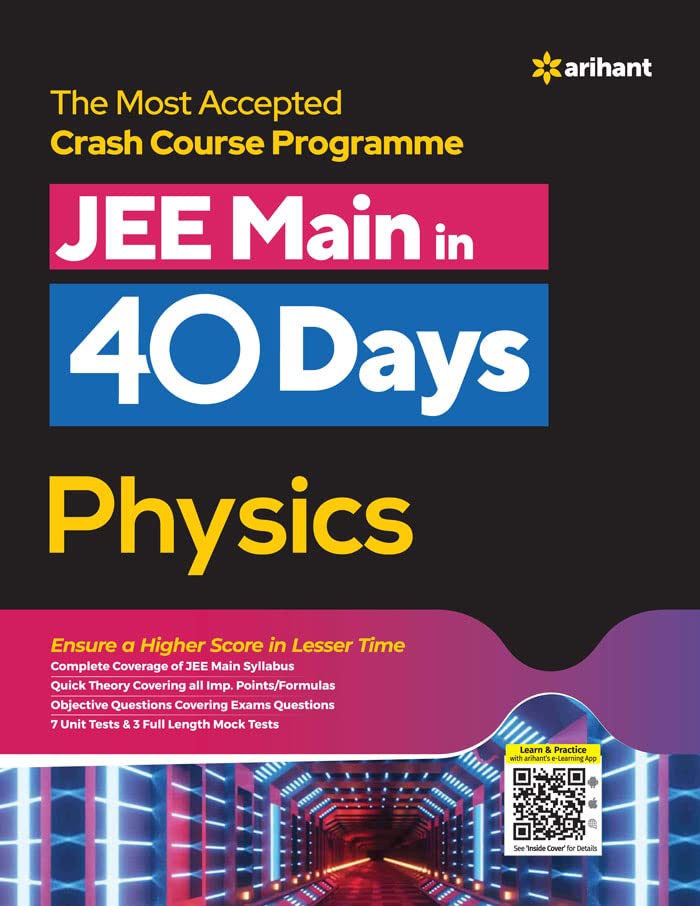 40 Days Crash Course for JEE Main Physics (Old Edition)