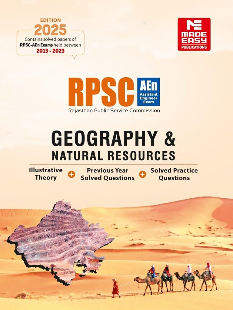 RPSCAEn: Geography and Natural Resources | Contains PYQ of exams held between 20132024 | Illustrative Theory | Solved Practice