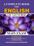 A Complete Book for English GIC Lecturer (Main Exam Conducted by UP PSC)