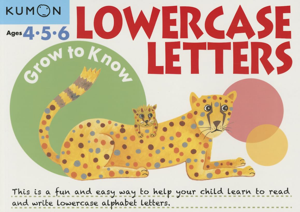 Kumon GrowToKnow: Lowercase Letters (Grow to Know Workbooks)