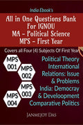 All in One Questions Bank for IGNOU MA Political Science 1st Year : Covers Important Question Answer of MPS001, MPS002, MPS00