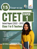 15 YearWise Ctet Paper 1 Solved Papers (2011  2021)  4Th English Edition