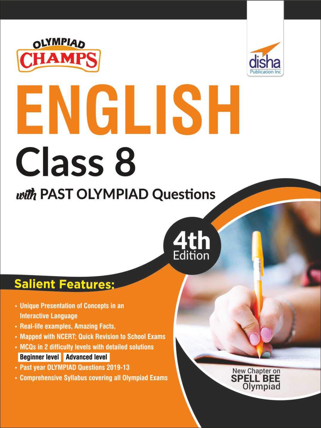 Olympiad Champs English Class 8 With Past Olympiad Questions 4Th Edition [Paperback] Disha Experts