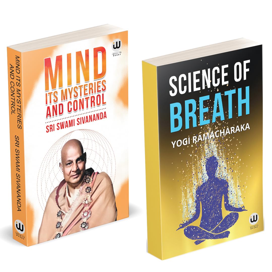 Mind : Its Mysteries And Control | Science Of Breath | Sri Swami Sivananda | Yogi Ramacharaka | English Paperback Books | The Or