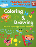 Kumon Coloring & Drawing (Play & Grow Workbooks)