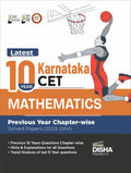 Latest 10 Year Karnataka Cet Mathematics Previous Year ChapterWise Solved Papers (2023  2014) | Kcet Pyqs Question Bank | For 