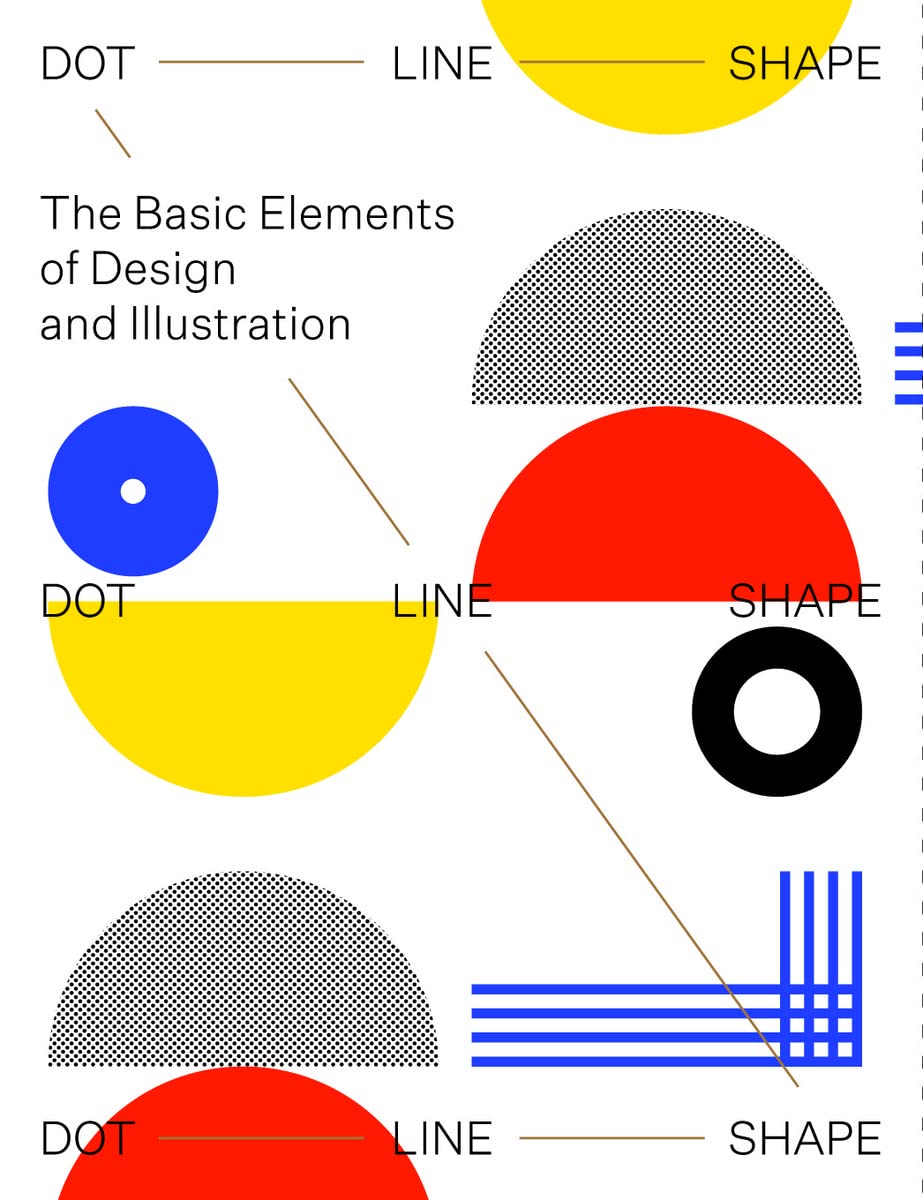 Dot Line Shape: The Basic Elements of Design and Illustration