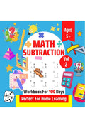 Math Subtraction | Workbook For 100 Days | Perfect For Home Learning | Ages 5+ | Vol 2