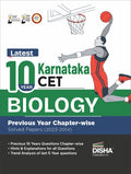 Latest 10 Year Karnataka Cet Biology Previous Year ChapterWise Solved Papers (2023  2014) | Kcet Pyqs Question Bank | For 2024