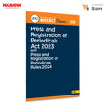 Taxmanns Press and Registration of Periodicals Act 2023 with Press and Registration of Periodicals Rules 2024 [Bare Act with S