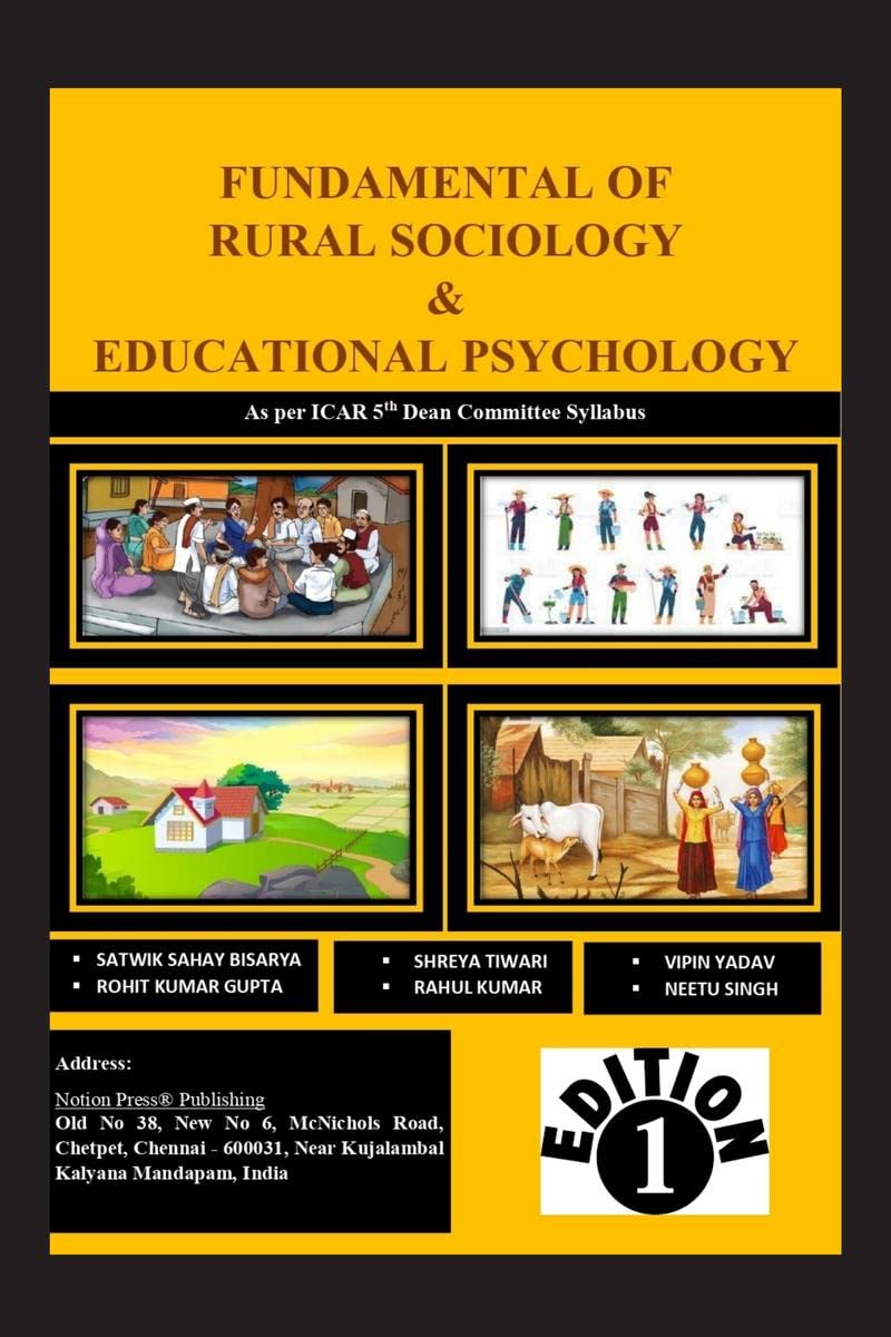 FUNDAMENTAL OF RURAL SOCIOLOGY & EDUCATIONAL PSYCHOLOGY: FUNDAMENTAL OF RURAL SOCIOLOGY & EDUCATIONAL PSYCHOLOGY