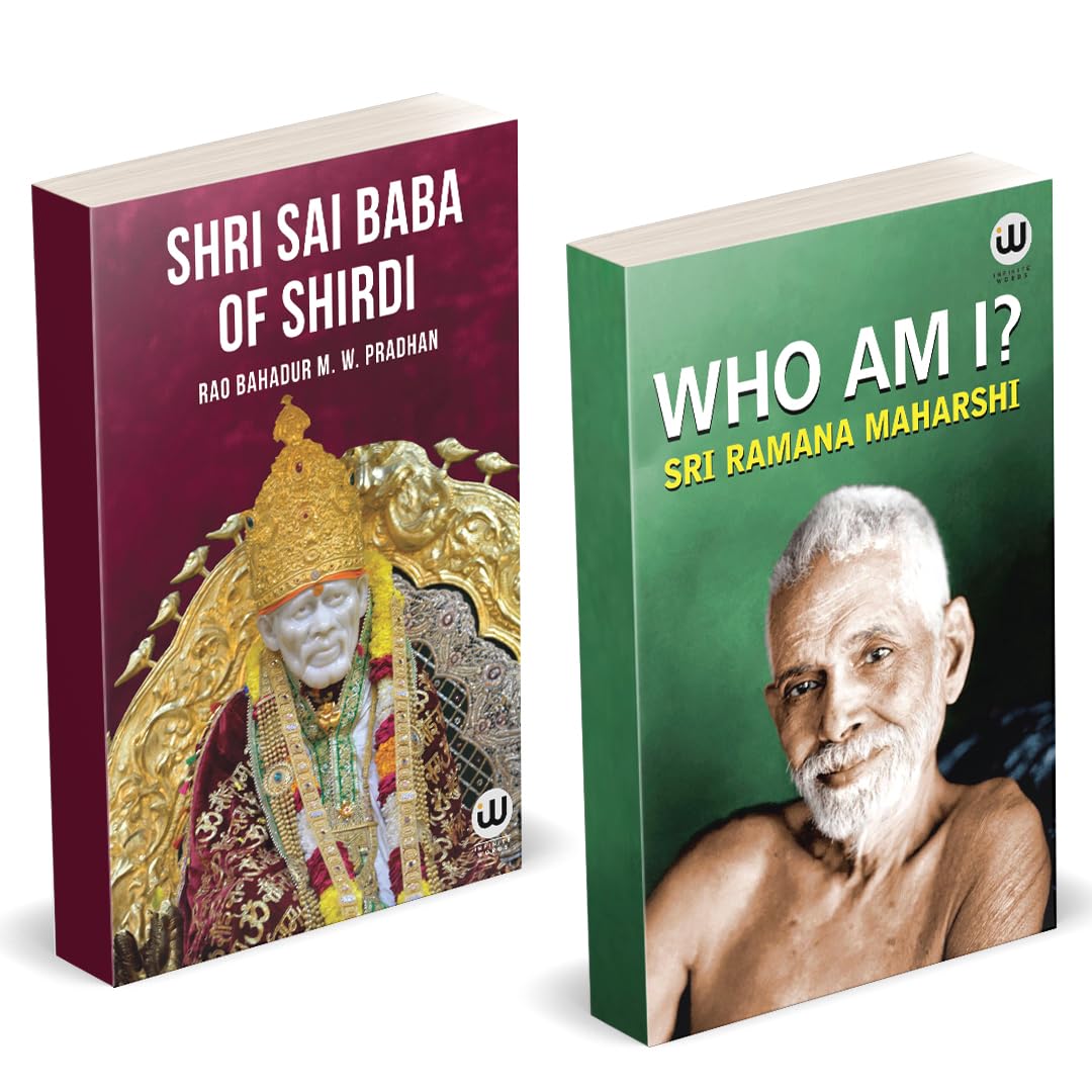 Shri Sai Baba Of Shirdi | Who Am I? | Rao Bahadur M.W. Pradhan | Sri Ramana Maharshi | Books In English Edition | Combo Gift Pac