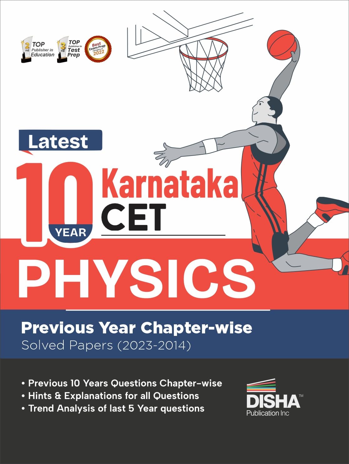 Latest 10 Year Karnataka Cet Physics Previous Year ChapterWise Solved Papers (2023  2014) | Kcet Pyqs Question Bank | For 2024