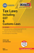 Taxmanns CRACKER for Tax Laws including GST & Customs Laws (Paper 4 | Tax)  Covering past exam questions & detailed answers |