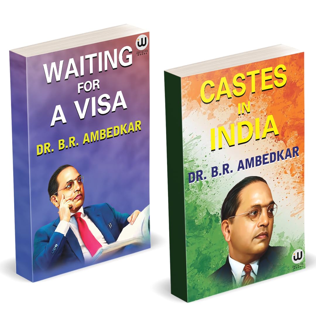 Castes In India | Waiting For a Visa | Dr. BR Ambedkar Books | English Paperback Combo Set | The Original Edition | Budha and ca