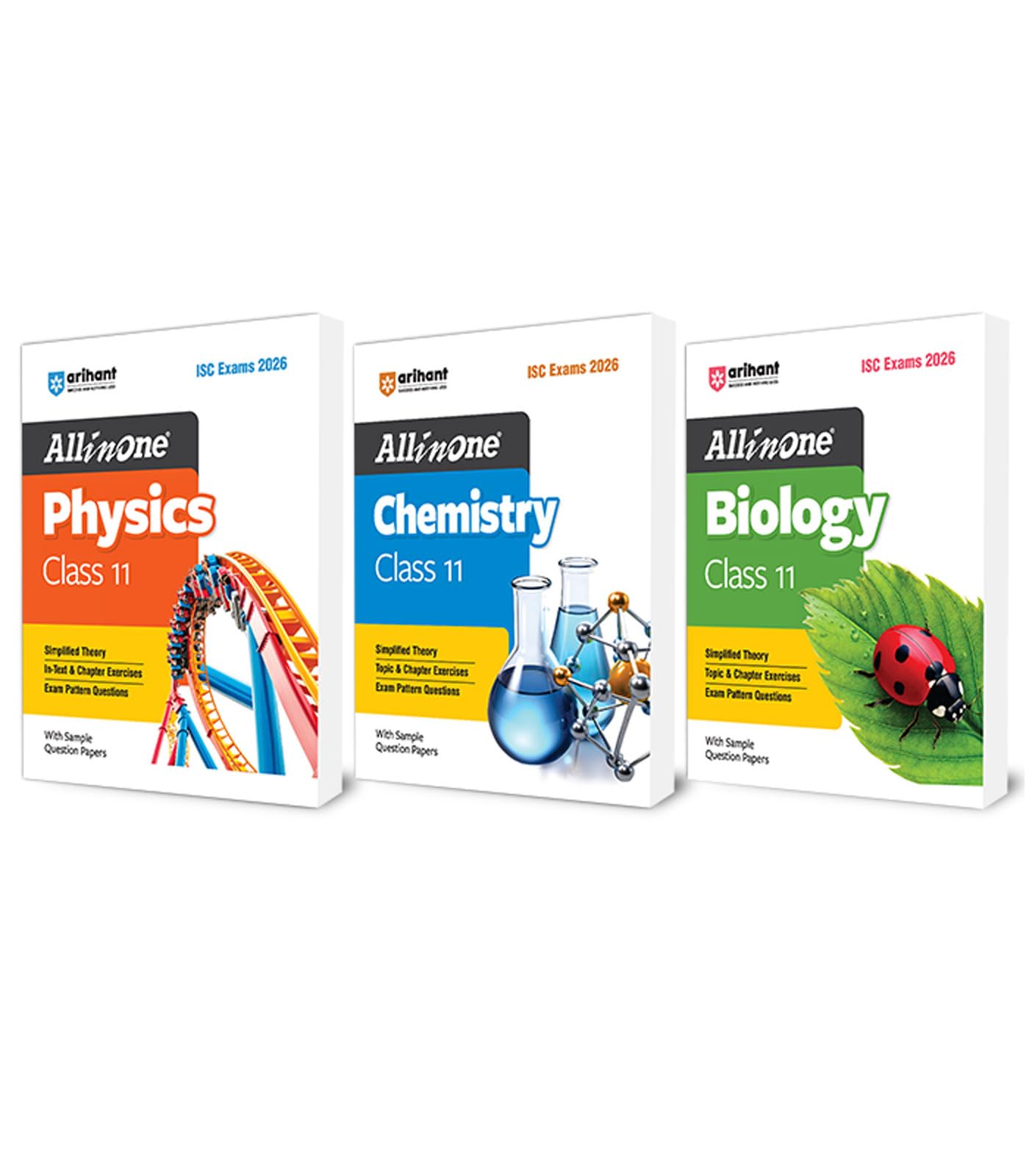 Arihant ISC All in one Physics, Chemistry and Biology Class 11 for Exams 2026 | Simplified Theory, Topic & Chapter Exercises, Ex