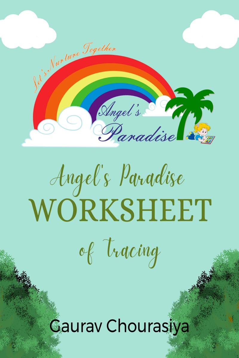 Work Sheet of Tracing : Angels Paradise