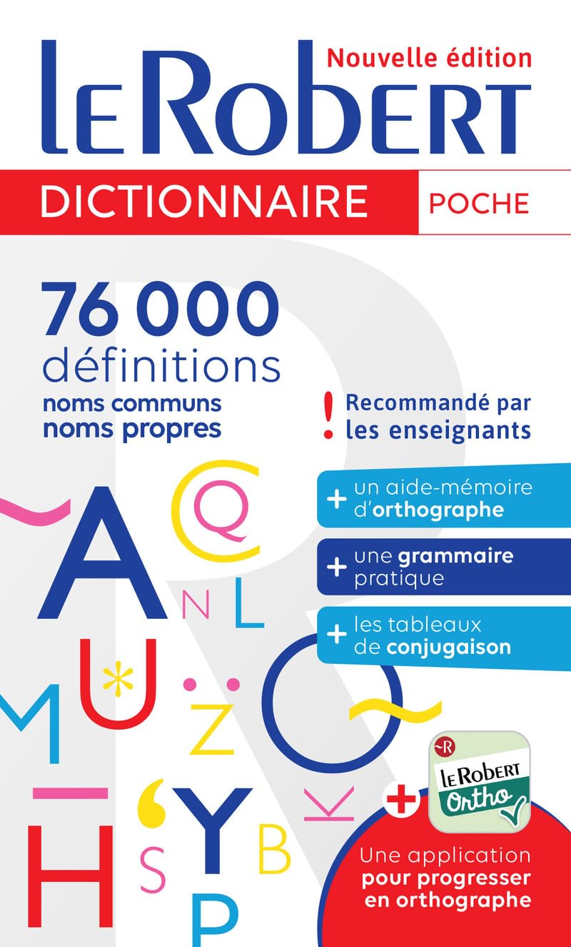 Le Robert De Poche: Dictionnaire Francais (Dictionnaires Langue Francaise)