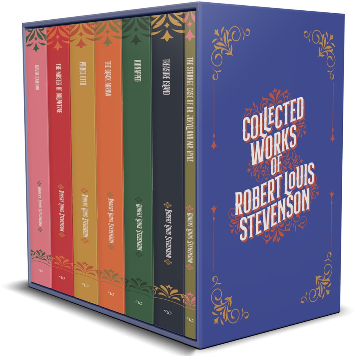 Collected Works of Robert Louis Stevenson 7 Books Collection Boxed Set(David Balfour, The Master of Ballantrae, The Black Arrow,